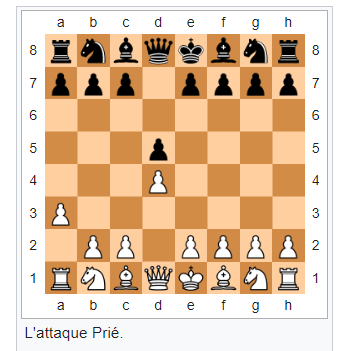 Attaque Prié Le début de l'attaque Prié