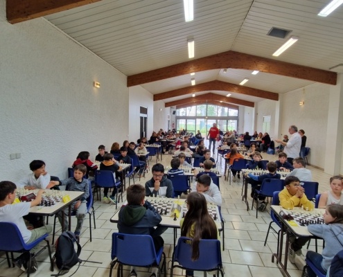 L'open B rassemblait 43 jeunes compétiteurs, dans une salle annexe, qui ont joué avec beaucoup de fougue.